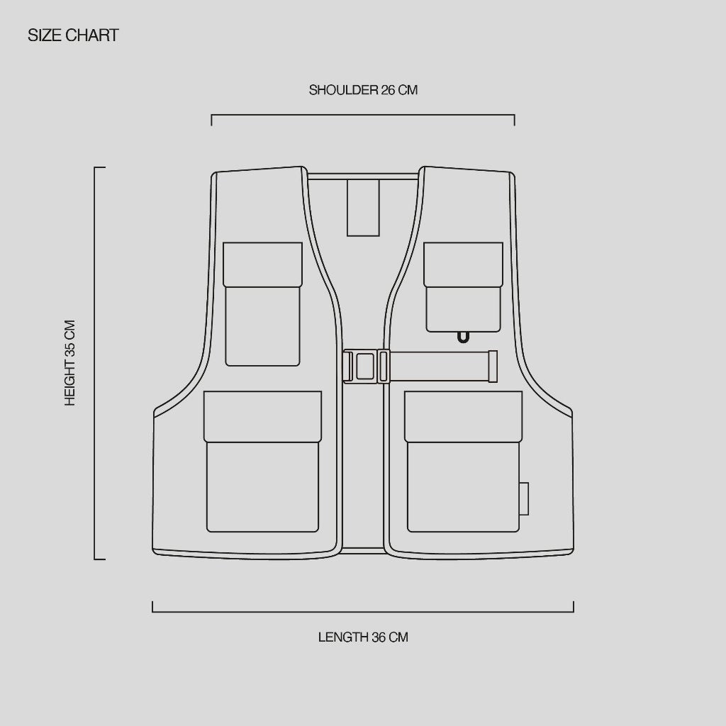 SUGACOAT STUDIOS - Popsicle Field Vest Black
