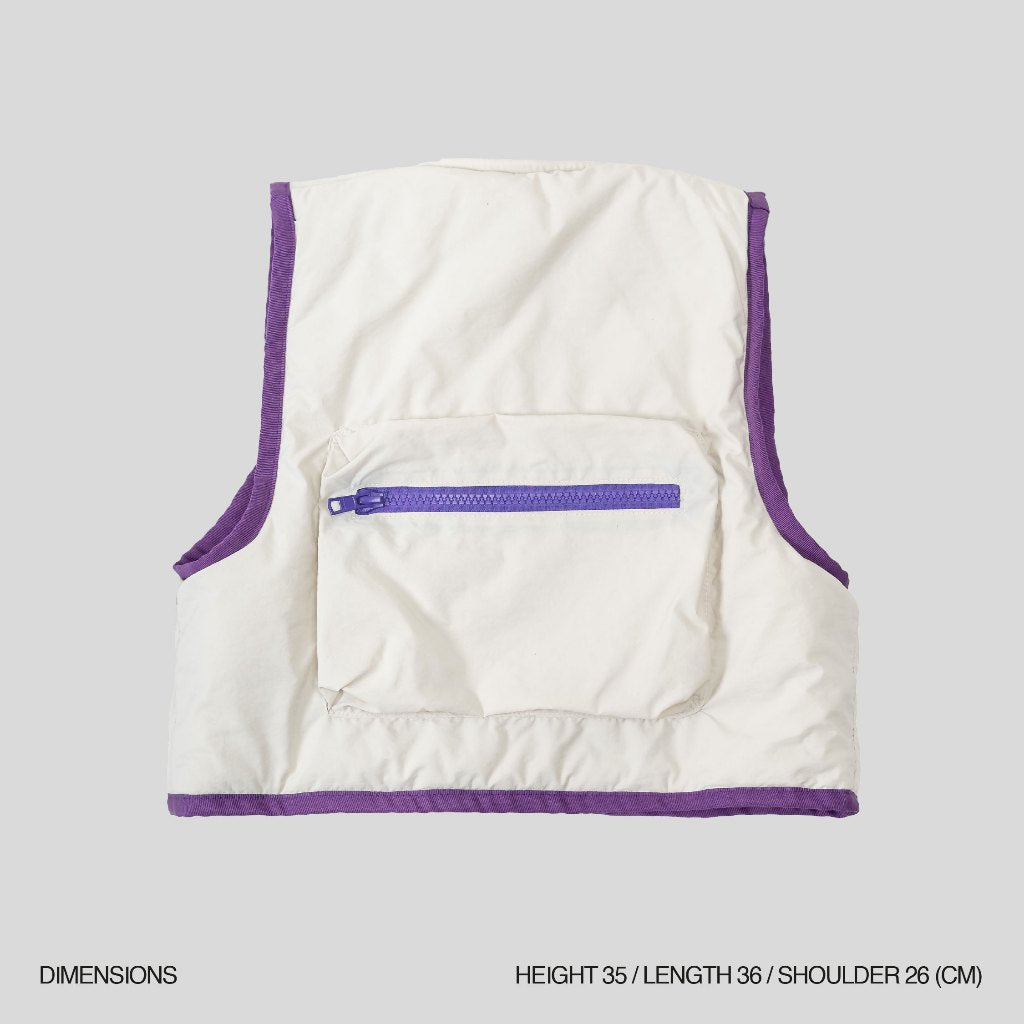 SUGACOAT STUDIOS - Popsicle Field Vest Off White