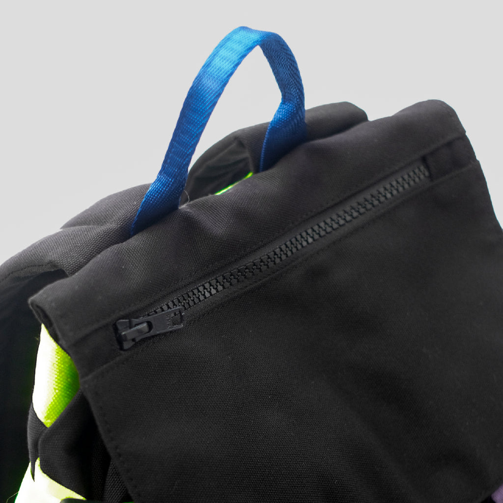 SUGACOAT STUDIOS - Youth Rucksack Large Black Blue