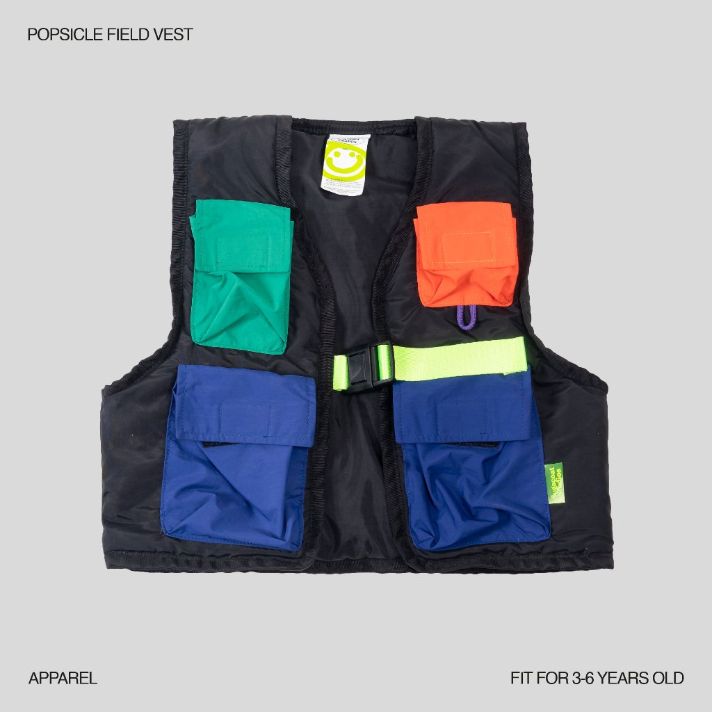 SUGACOAT STUDIOS - Popsicle Field Vest Black