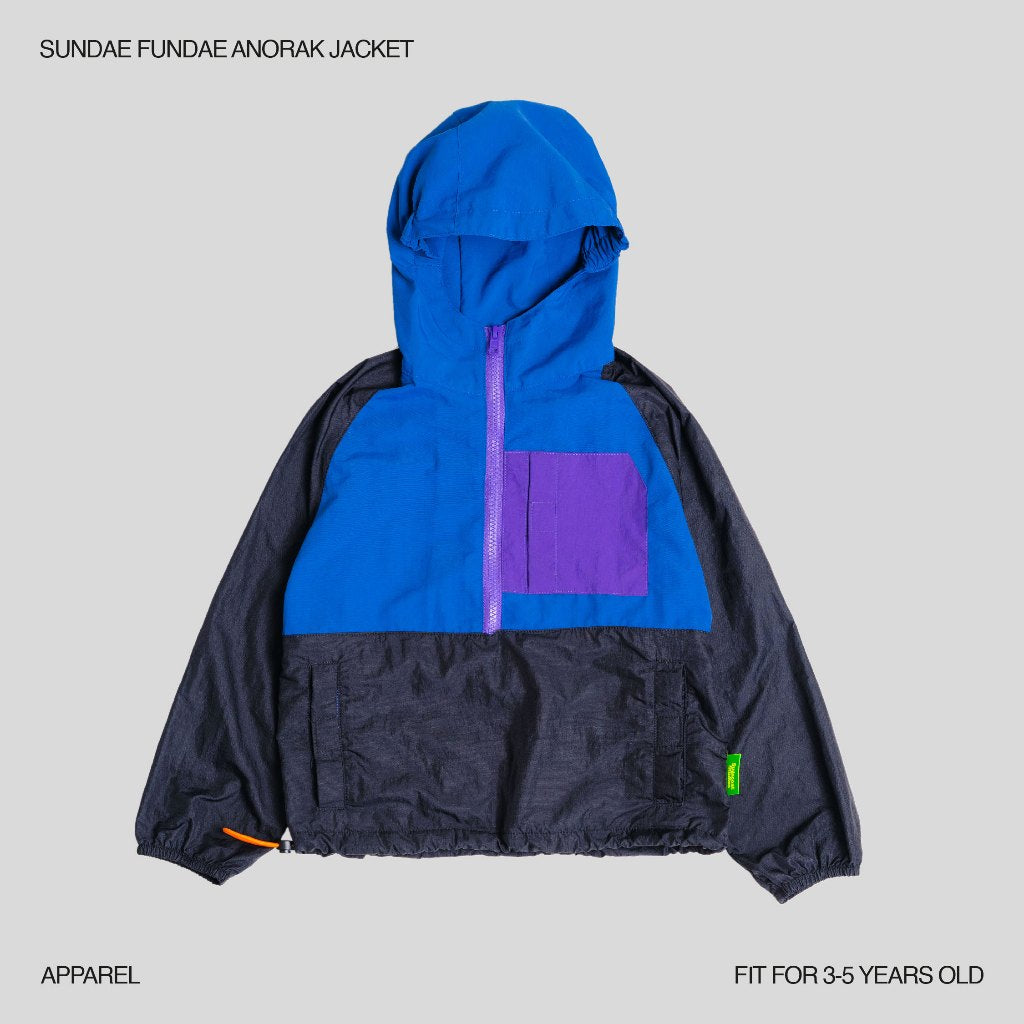 SUGACOAT STUDIOS - Sundae Fundae Anorak Jacket Black