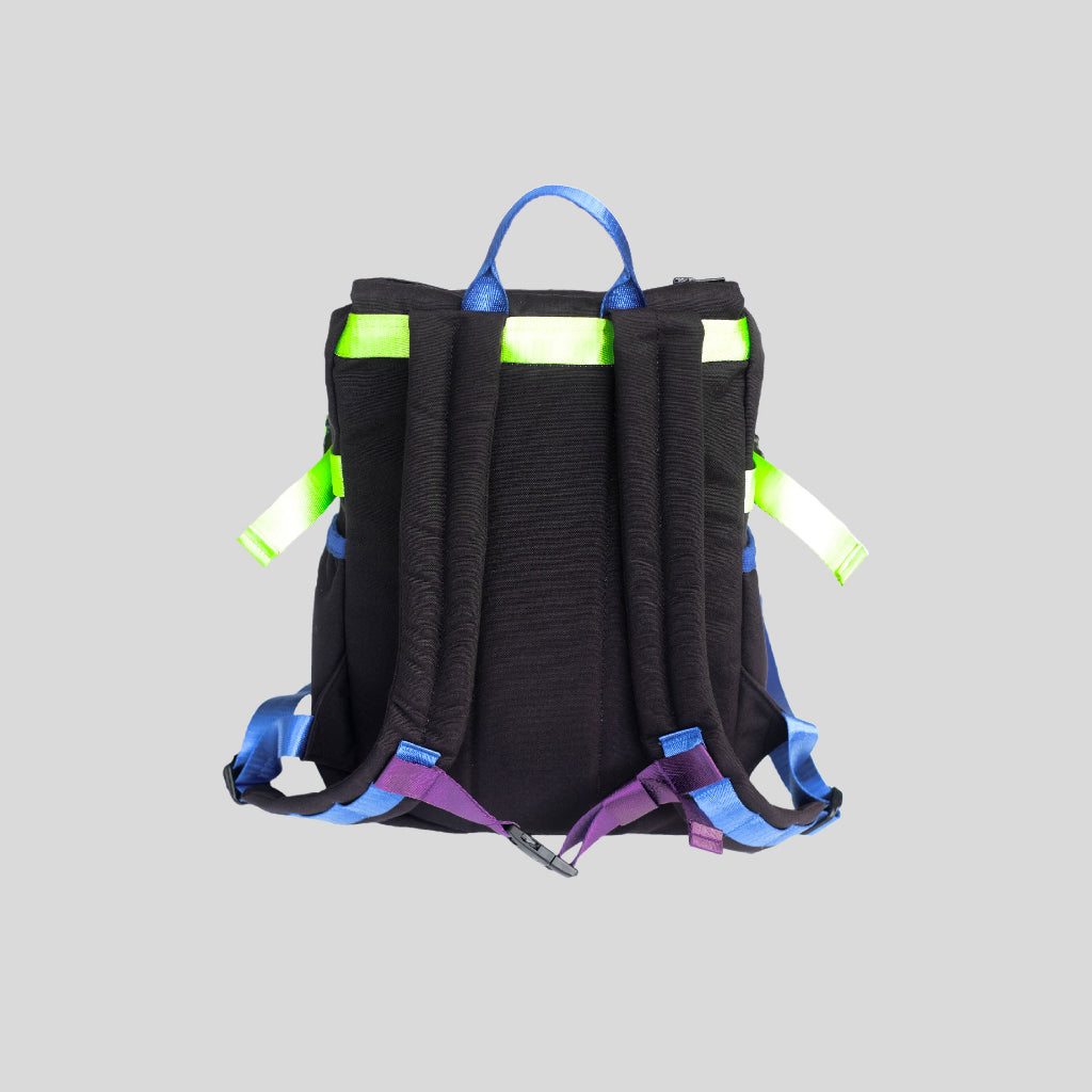 SUGACOAT STUDIOS - Youth Rucksack Medium Black Blue