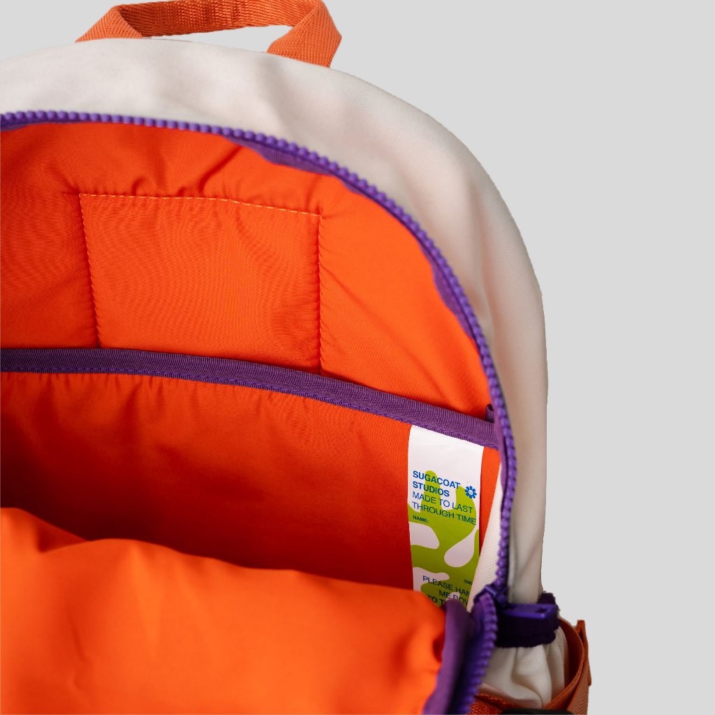 SUGACOAT STUDIOS - PINNACLE MEDIUM DAYPACK OFF WHITE