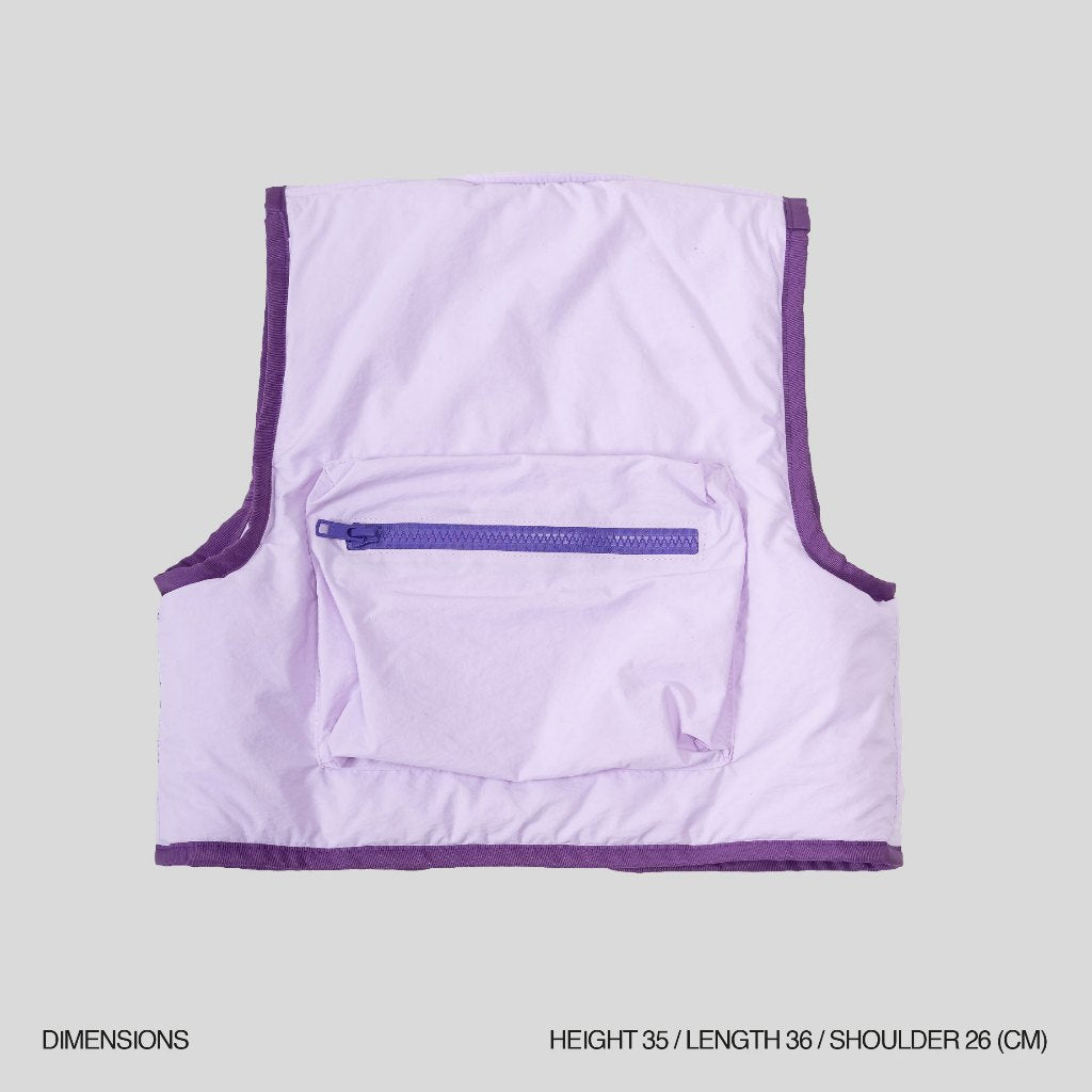 SUGACOAT STUDIOS - Popsicle Field Vest Lilac