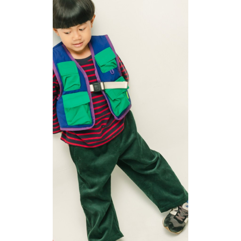 SUGACOAT STUDIOS - Popsicle Field Vest Blue