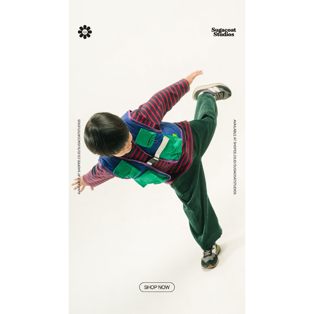 SUGACOAT STUDIOS - Popsicle Field Vest Blue