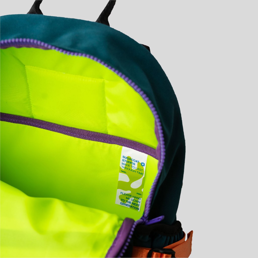 SUGACOAT STUDIOS - Pinnacle Daypack Medium Teal