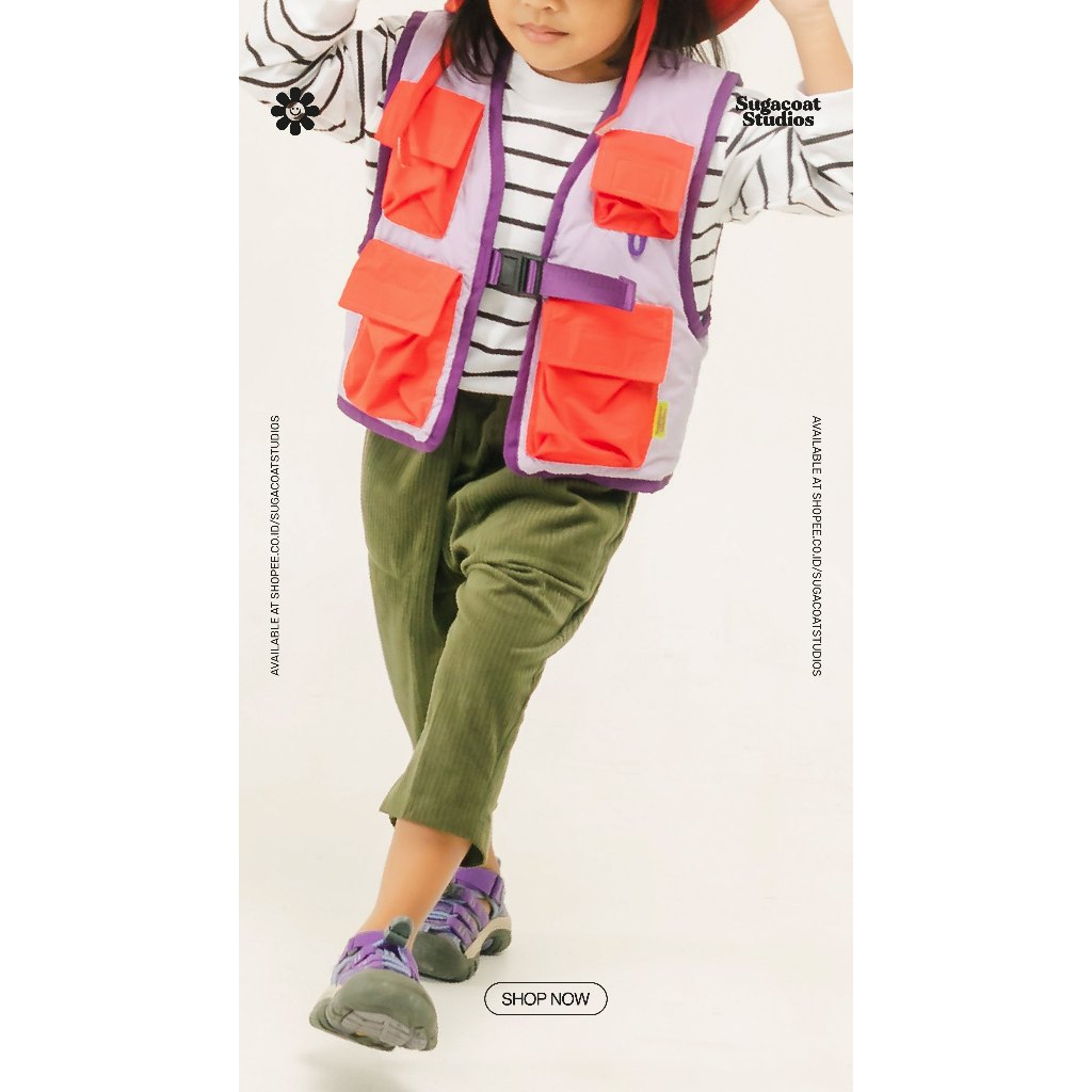 SUGACOAT STUDIOS - Popsicle Field Vest Lilac