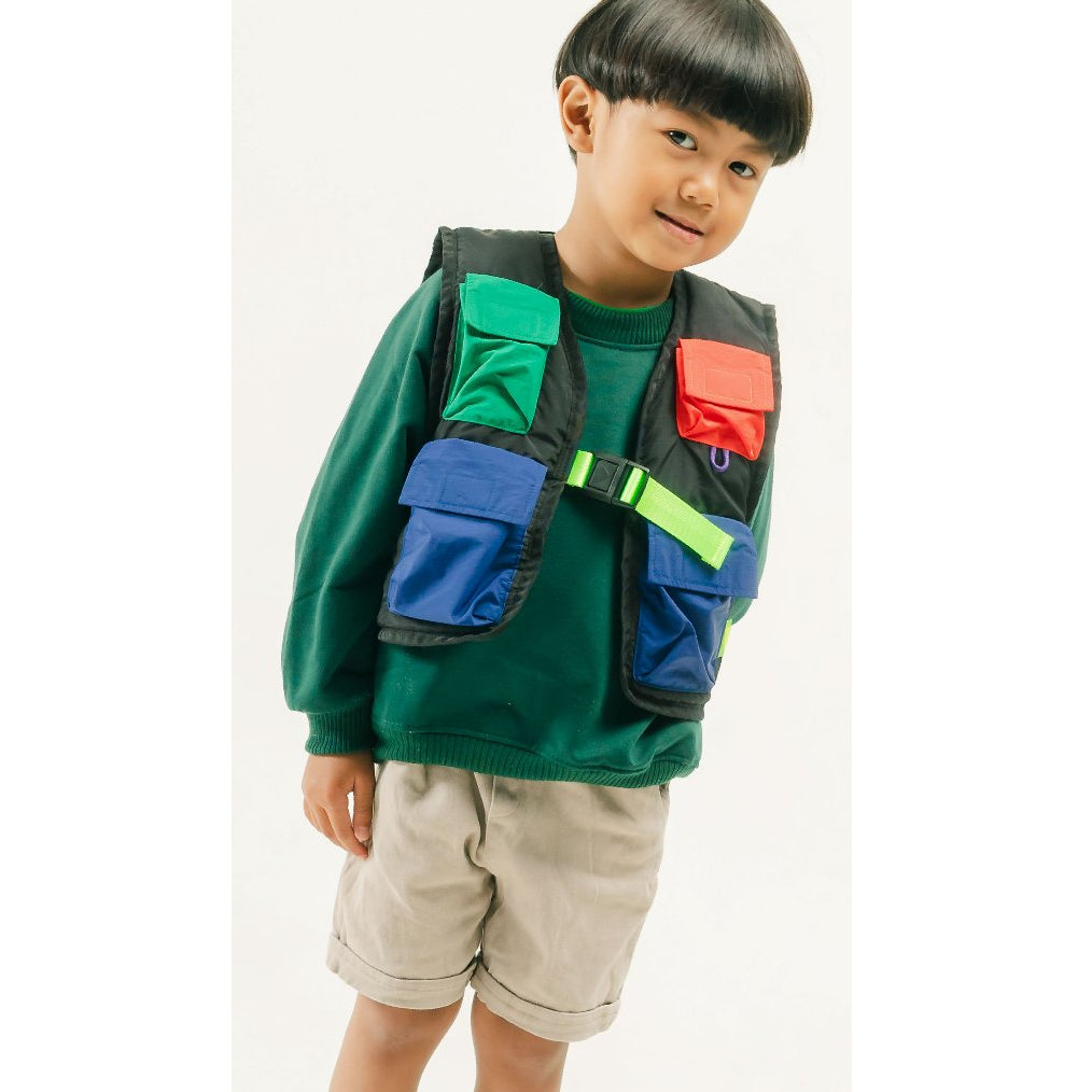 SUGACOAT STUDIOS - Popsicle Field Vest Black