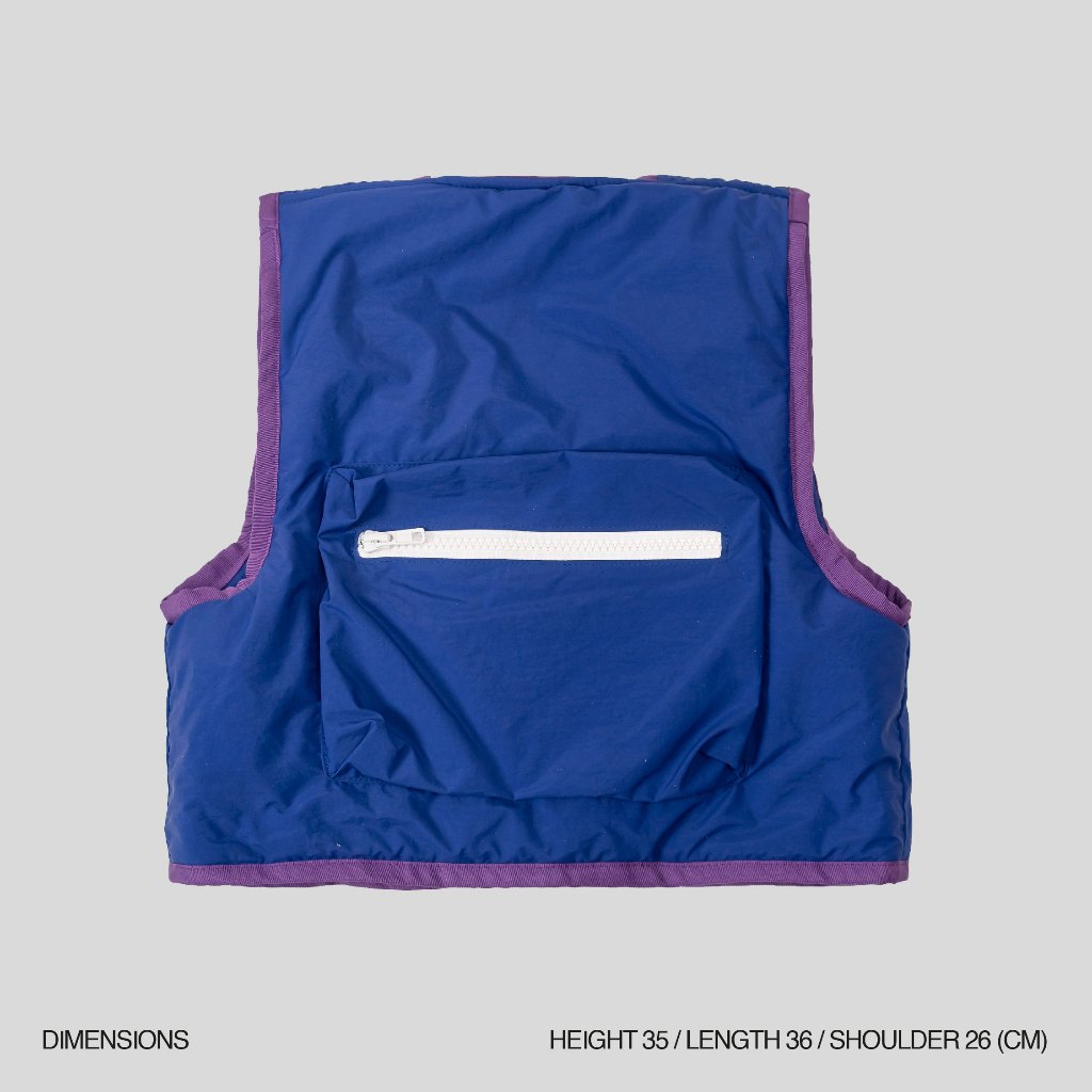 SUGACOAT STUDIOS - Popsicle Field Vest Blue