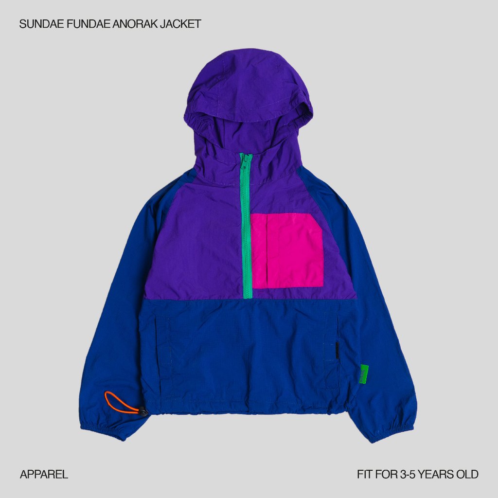 SUGACOAT STUDIOS - Sundae Fundae Anorak Jacket Navy
